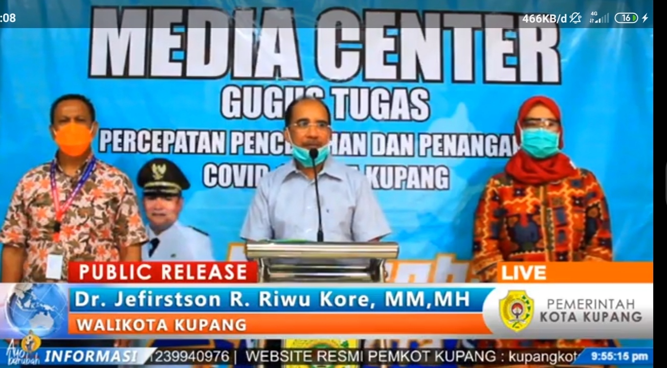 Public Release, Walikota Beberkan Upaya Upaya Pencegahan Covid-19 Di Kota Kupang, Ini Selengkapnya