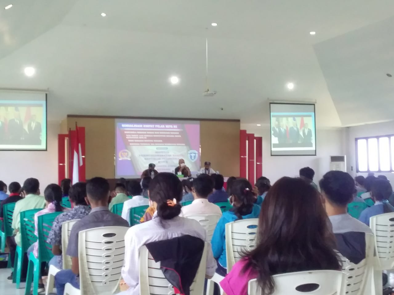GMKI  Gandeng MPR RI Sosialisasi 4 Pilar Kebangsaan  Di Universitas Citra Bangsa Kupang