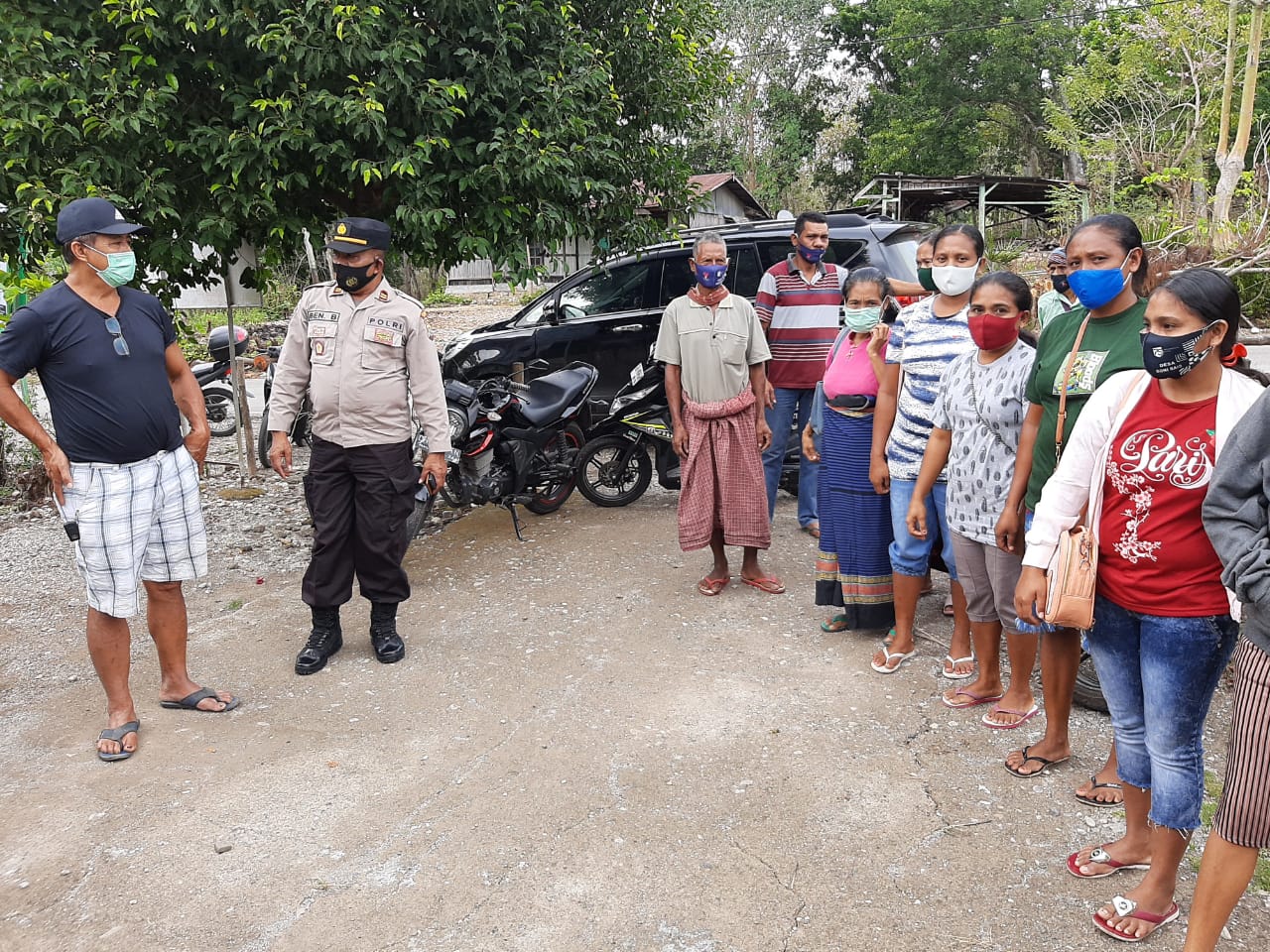 Jelang Hari Bhayangkara,Polsek Laenmanen Arahkan Masyarakat Vaksinasi Covid-19 
