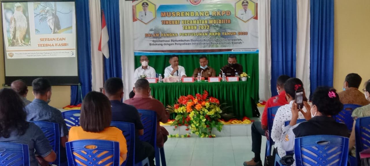 Musrenbang RKPD Tingkat Kecamatan Wolojita Tahun 2022 Digelar 