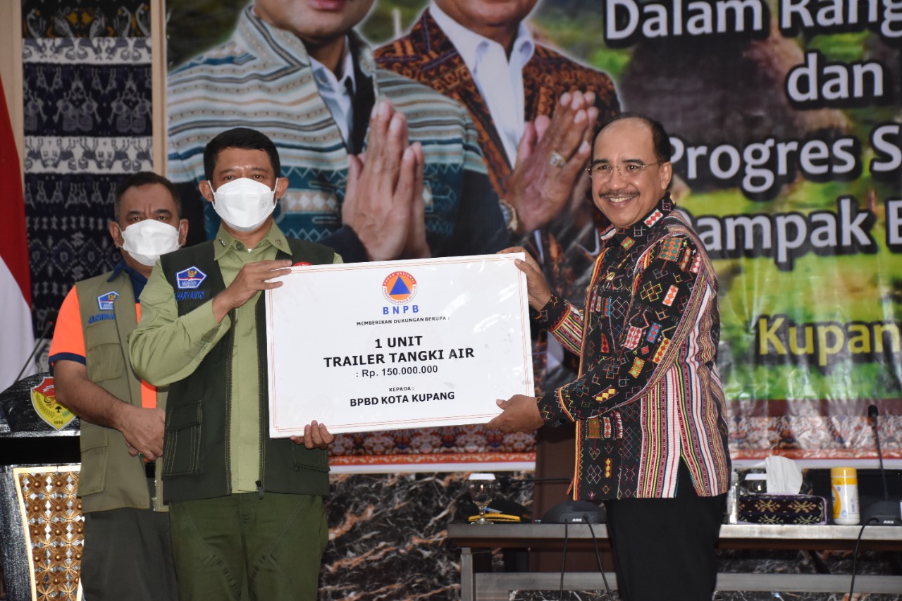 Progres Stimulan Rumah Dampak Bencana Seroja, Kota Kupang Jadi Contoh Untuk Kabupaten Lain