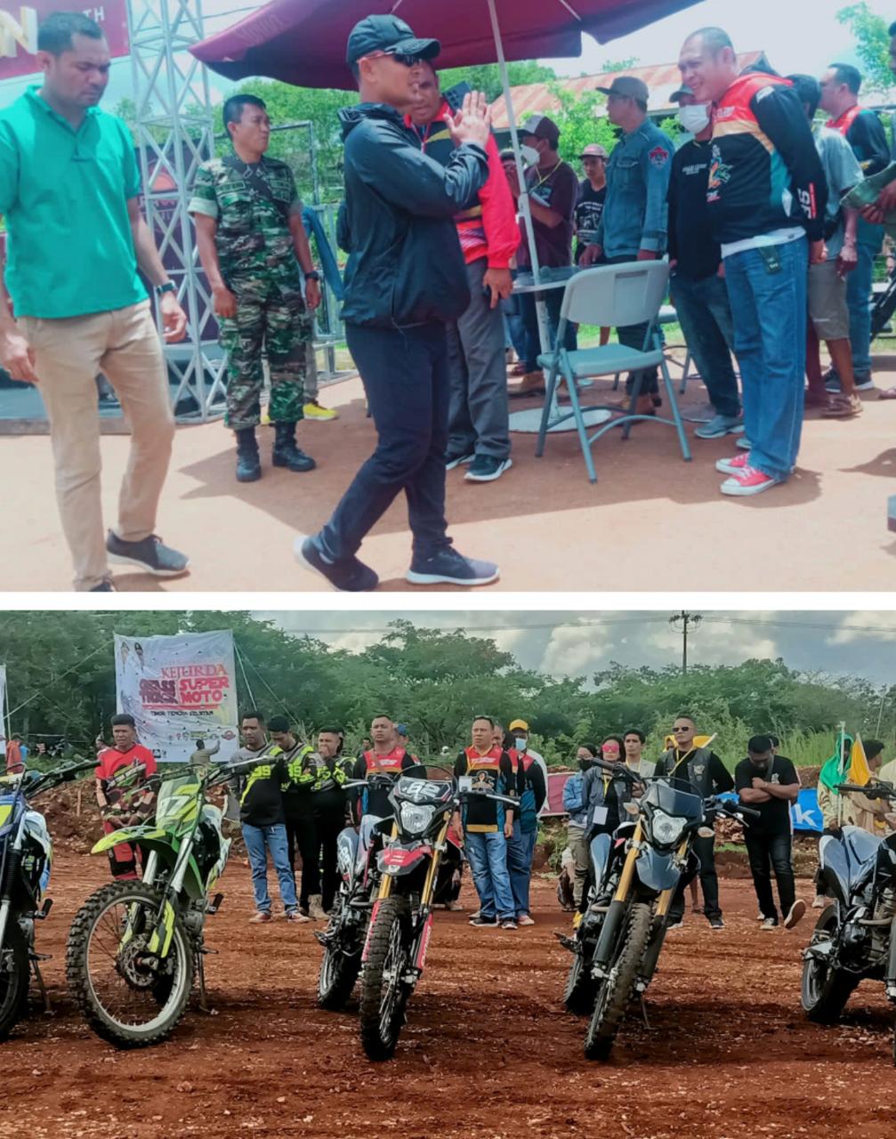 Dandim 1621/TTS Himbau Peserta Grass Track Maupun Penonton Untuk Mengutamakan Keselamatan 