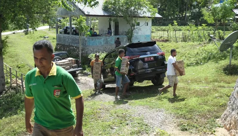 55 Paket PMT di Salurkan Pemkab Suba Barat Kepada Anak dan Ibu Hamil