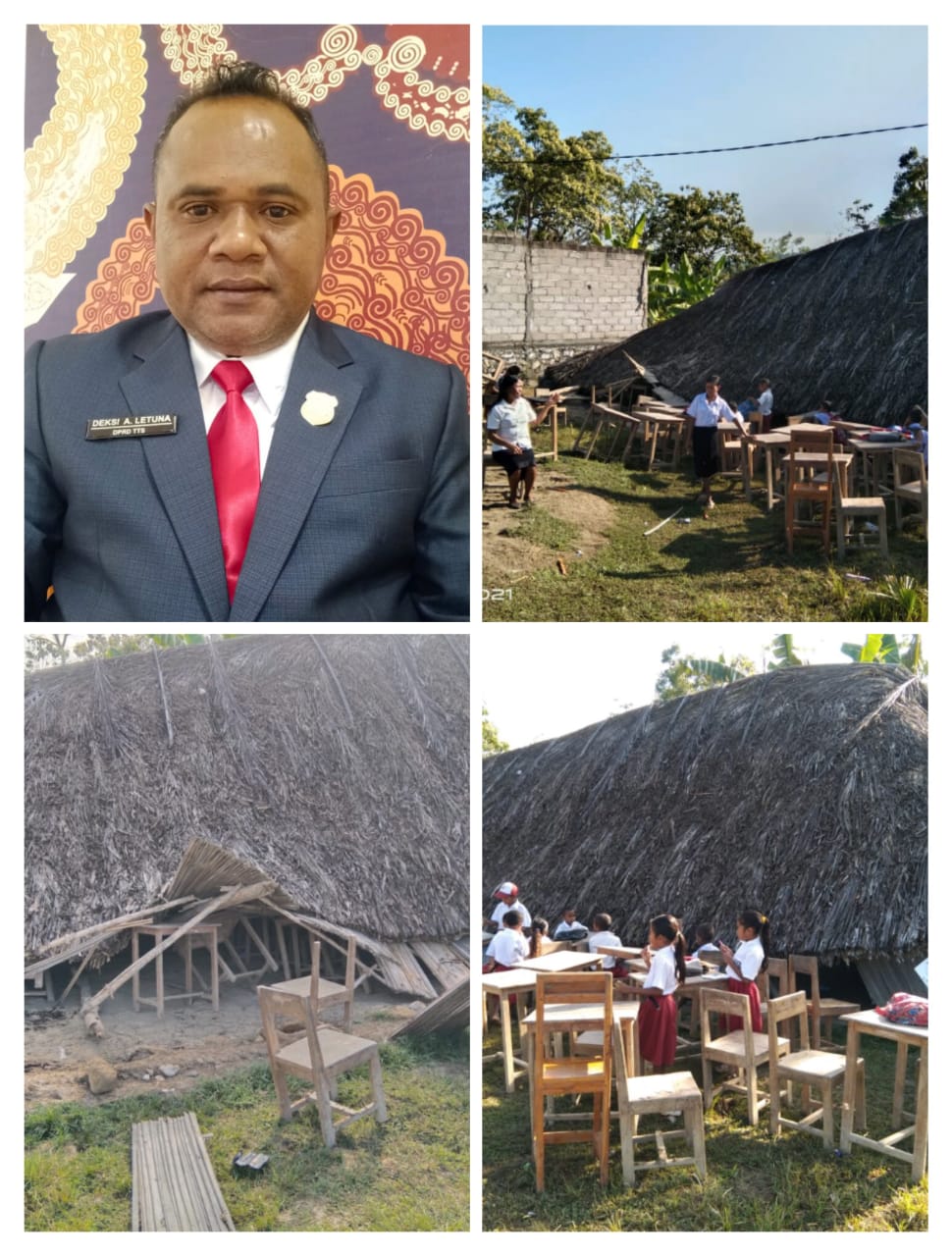 Pemda TTS Diminta Tanggulangi Gedung Sekolah Yang Mengalami Kerusakan Akibat Hujan Berkepanjangan