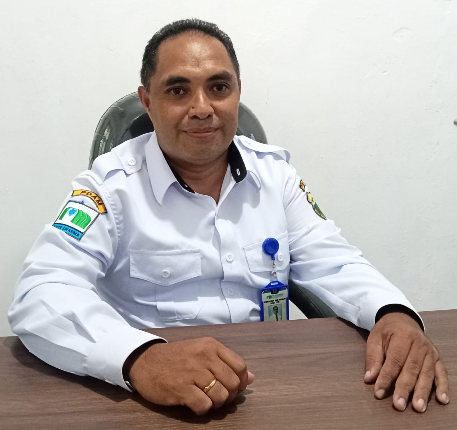 Steven Tafui Komitmen Berikan Pelayanan Prima Kepada Pelanggan Air Bersih Di TTS