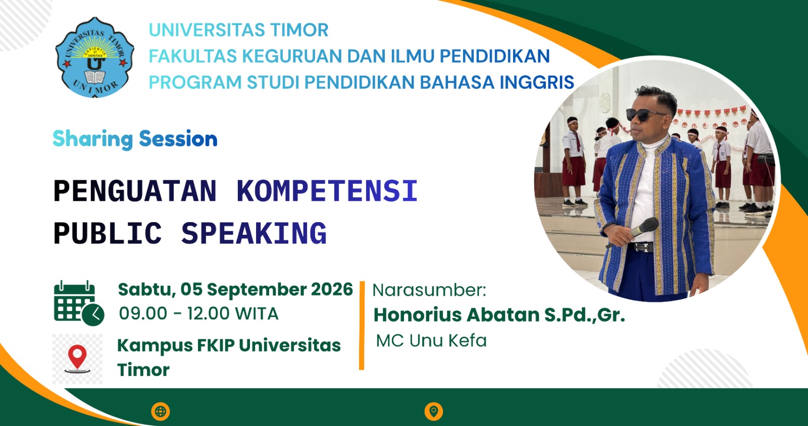 Usung Tema Penguatan Kompetensi Public Speaking, Prodi Bing UNIMOR Sukses Gelar Kegiatan Ini.