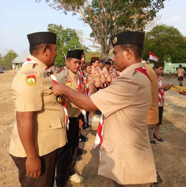 Anton Manek Nesi Pimpin Kwarran Gerakan Pramuka Kota Atambua Masa Bhakti 2026-2029