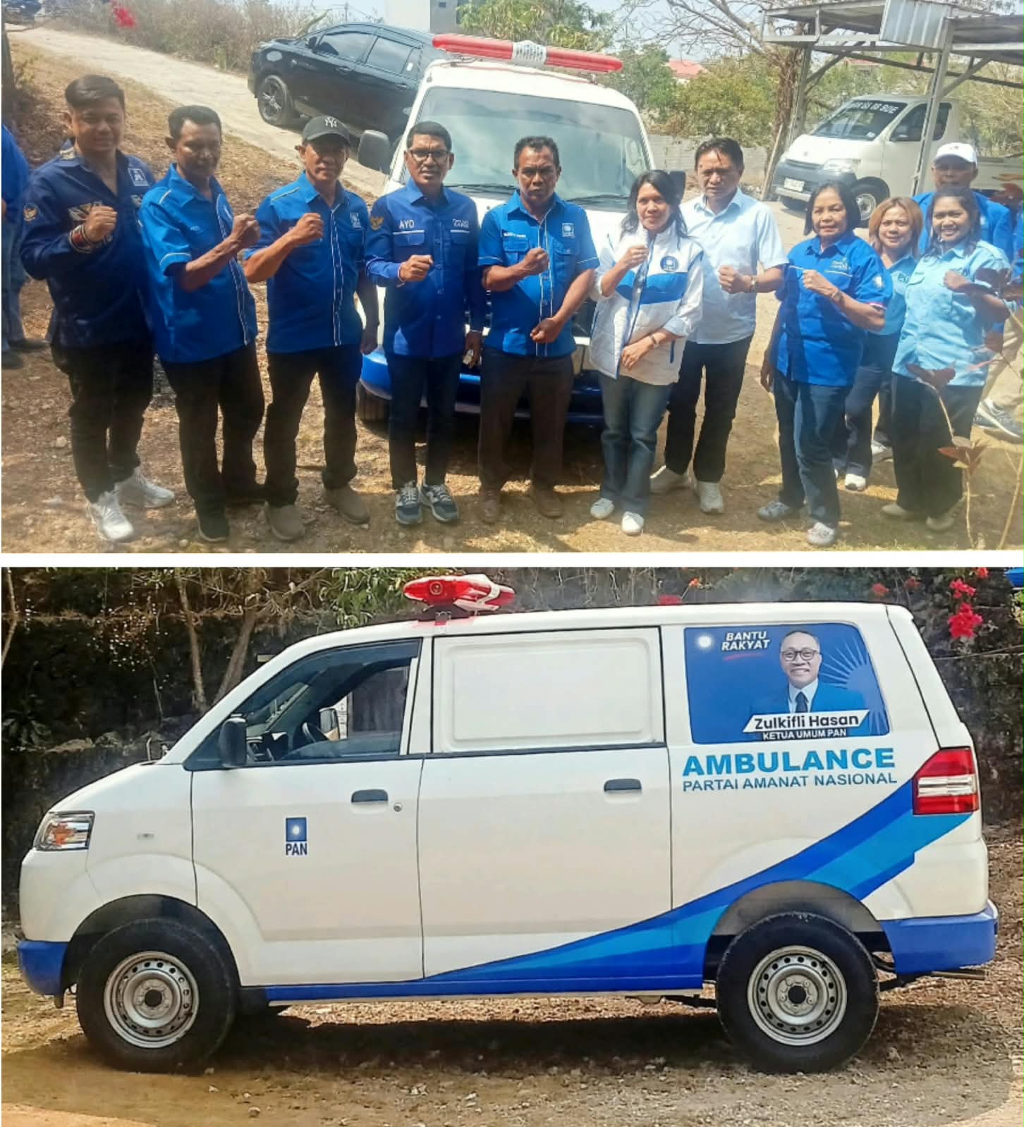 Satu Unit Mobil Ambulance Diserahkan Untuk DPD PAN TTS, Siap Layani Masyarakat