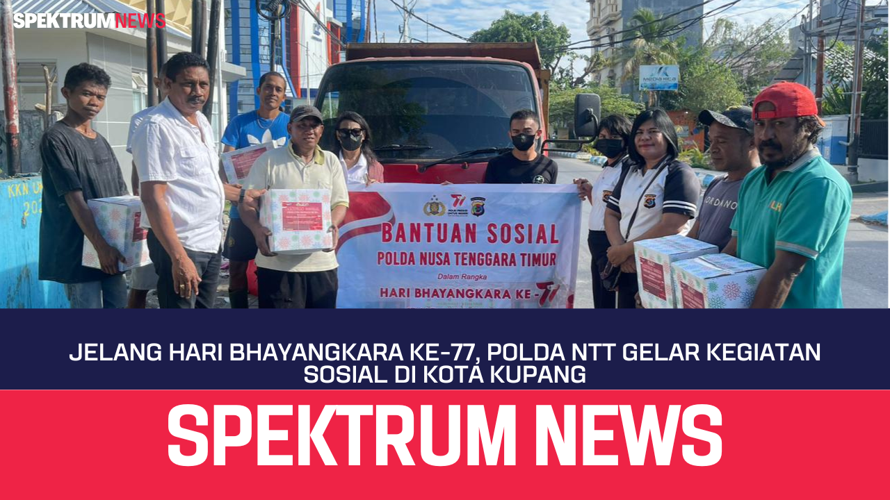 Jelang Hari Bhyangkara Ke-77, Polda NTT Gelar Kegiatan Sosial Di Kota Kupang