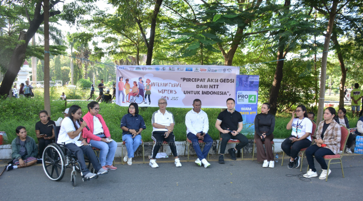 Walikota dan Wakil Walikota Kupang Komitmen Dukung Aksi Kolektif Hari Perempuan Internasional