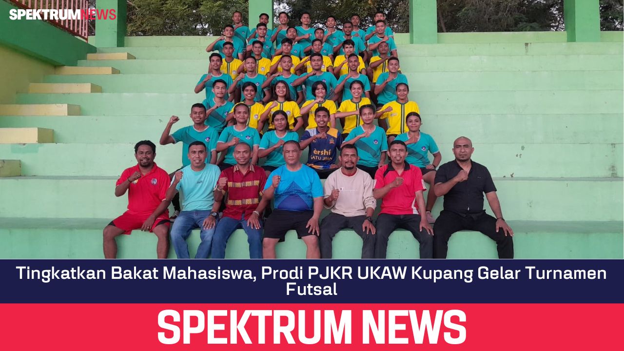 Tingkatkan Bakat Mahasiswa, Prodi PJKR UKAW Kupang Gelar Turnamen Futsal