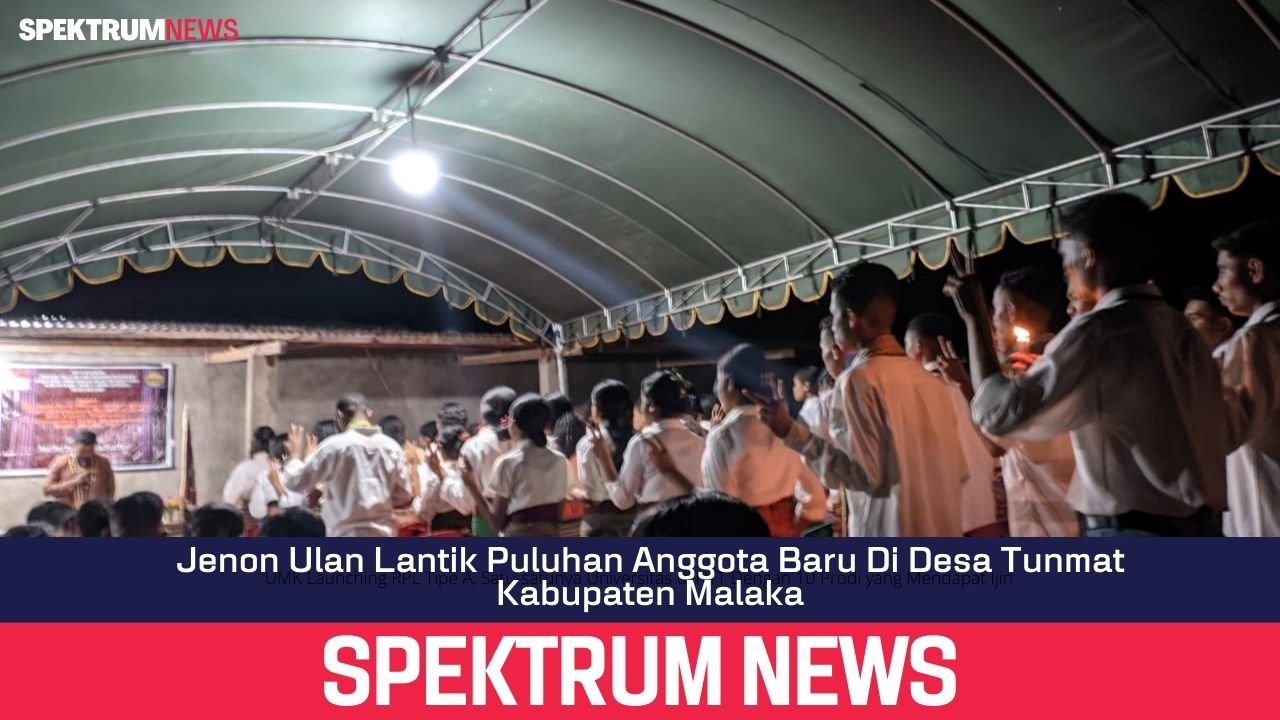 Jenon Ulan Lantik Puluhan Anggota Baru Di Desa Tunmat Kabupaten Malaka