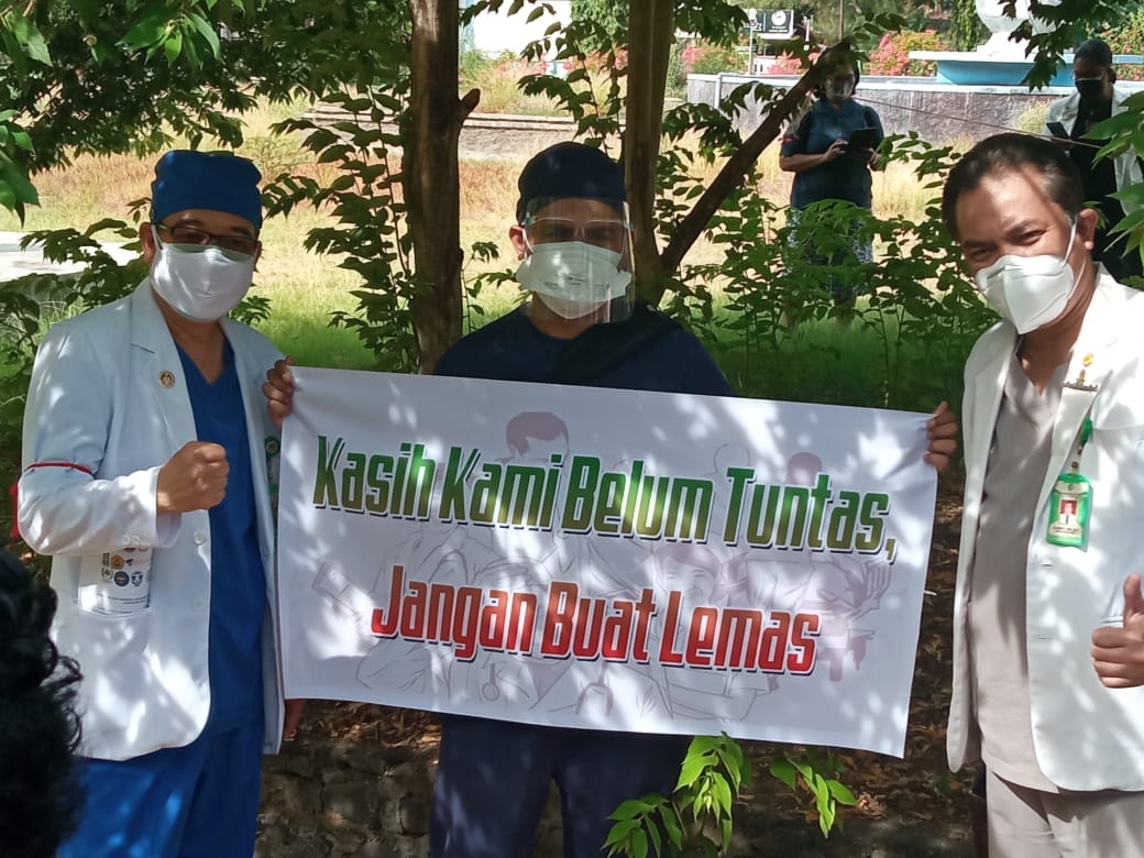  Ulah Benediktus Lukas Raja, Organisasi Profesi kesehatan Kabupaten Sikka datangi Kantor DPRD  SIkka