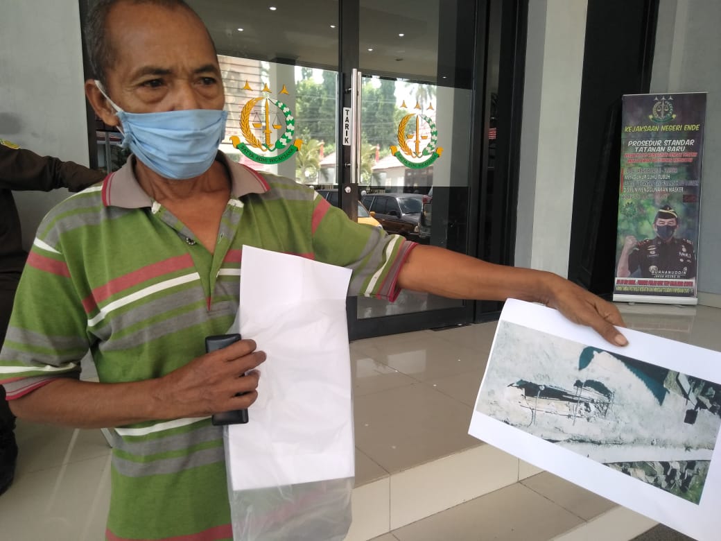 Drainase Jebol  Belum Setahun  Warga Desa Watunggere  Lapor Ke Kejaksaan Negeri Ende