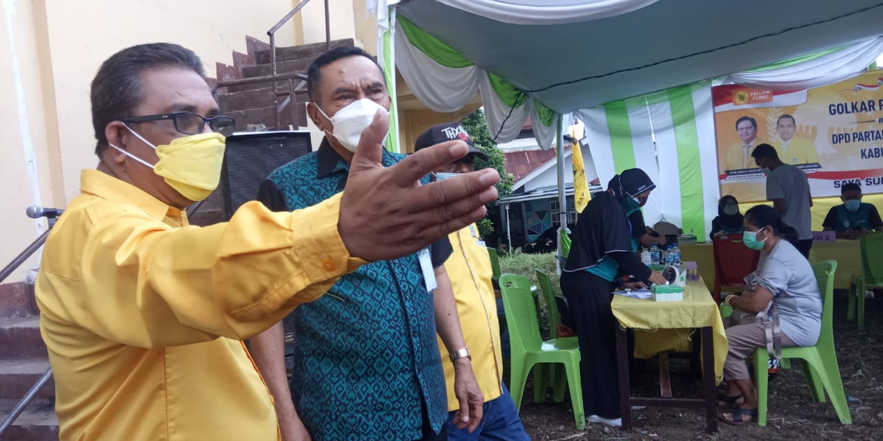 DPD Partai Golkar  Kabupaten Ende Gelar Vaksinasi Masal