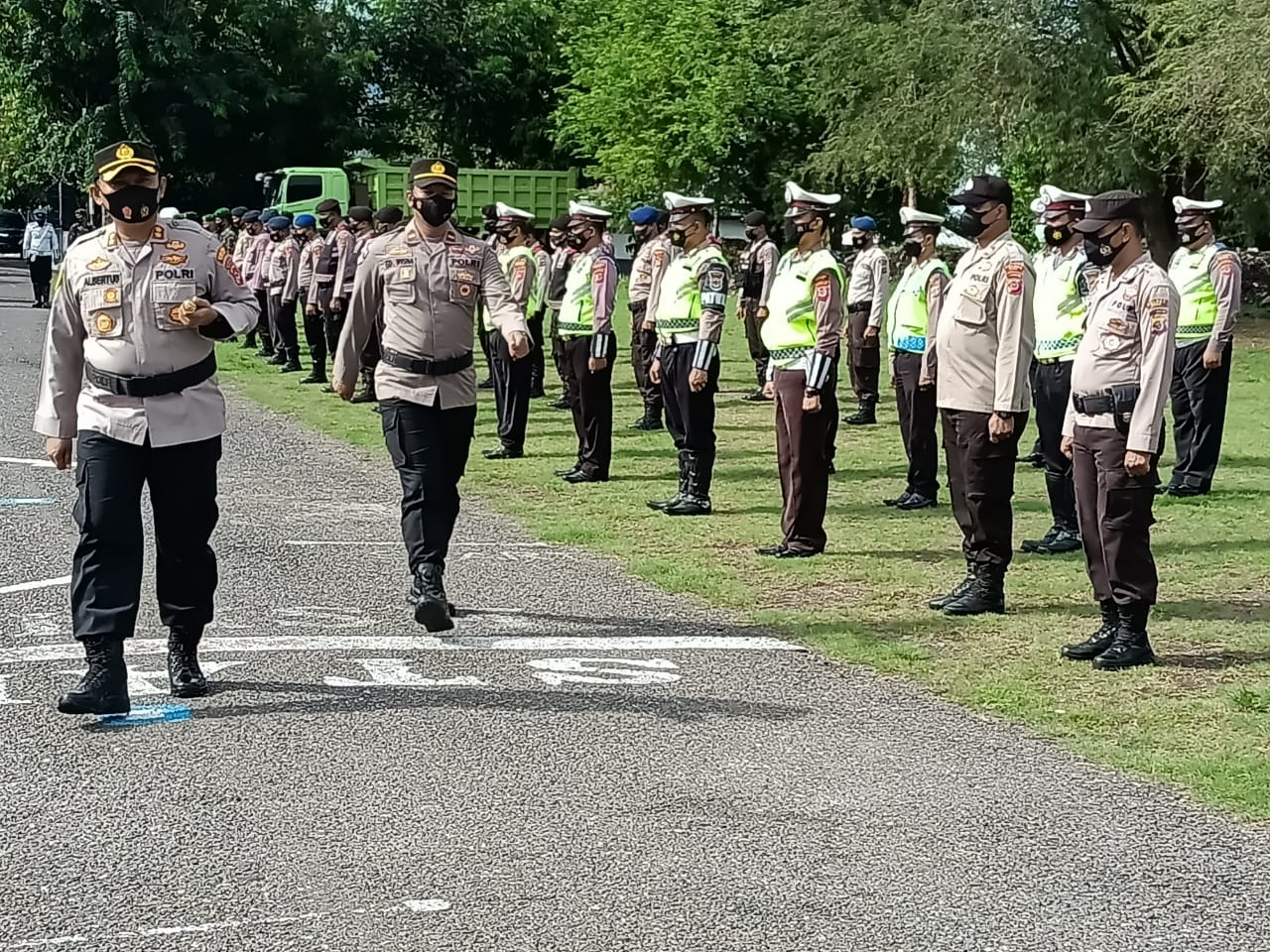 Kapolres Ende Gelar Apel Bersama Guna  Mempersiapkan Pasukan Operasi Zebra