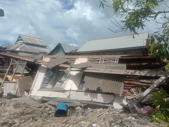 Update Terbaru, 230 Rumah Rusak Berat Paska Gempabumi M7.4 di Flores Timur